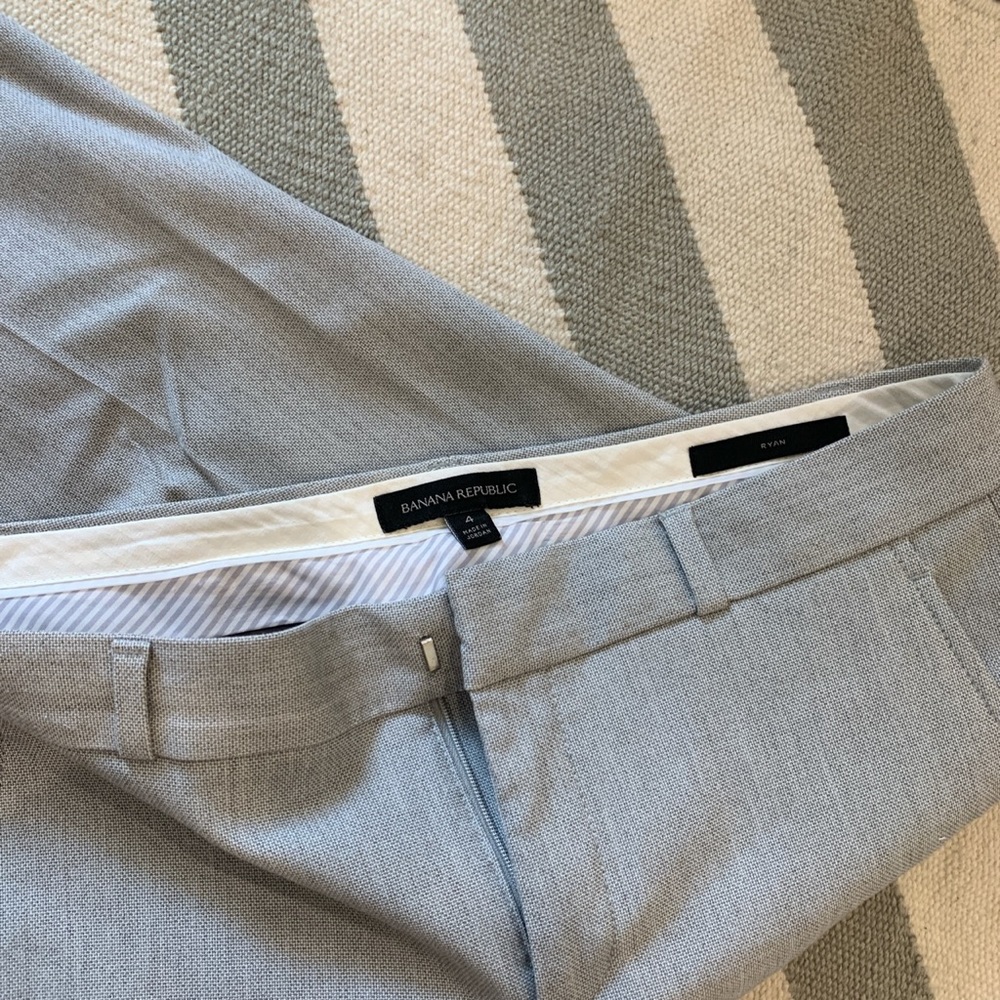 Banana republic light grey women’s slacks
